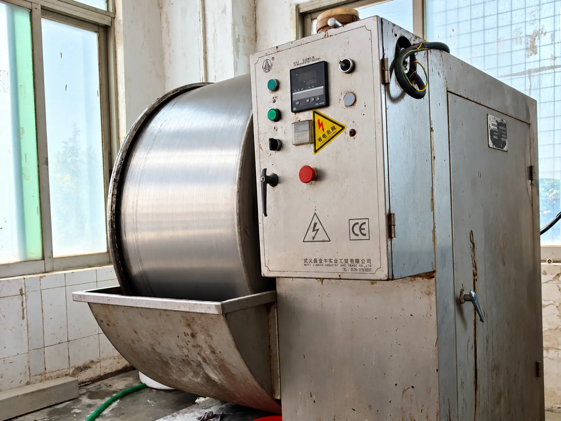 Qineng workshop washing drum from the company profile